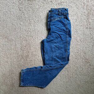 Levi Jeans Womens 8 25x29 Misses Tapered Leg Blue Denim Vtg USA High Rise